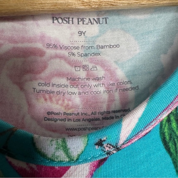 Posh Peanut Pink and Blue Casual Sundress - Picture 4 of 11